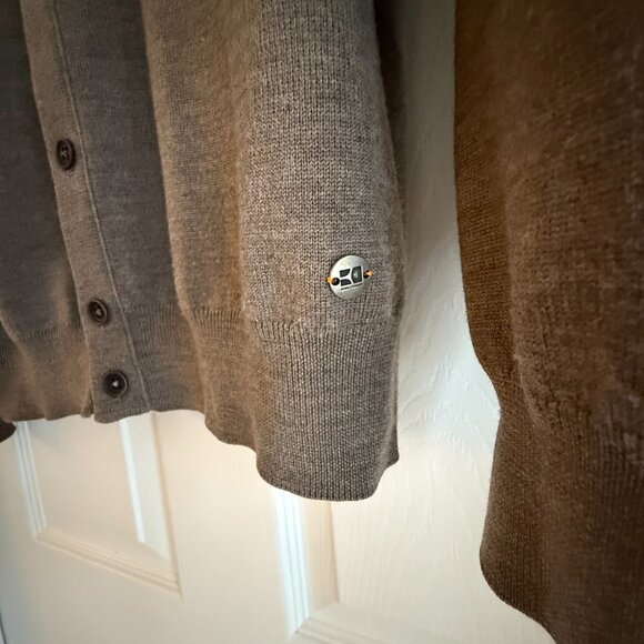 Hugo Boss Brown Cardigan Sweater - Picture 3 of 5
